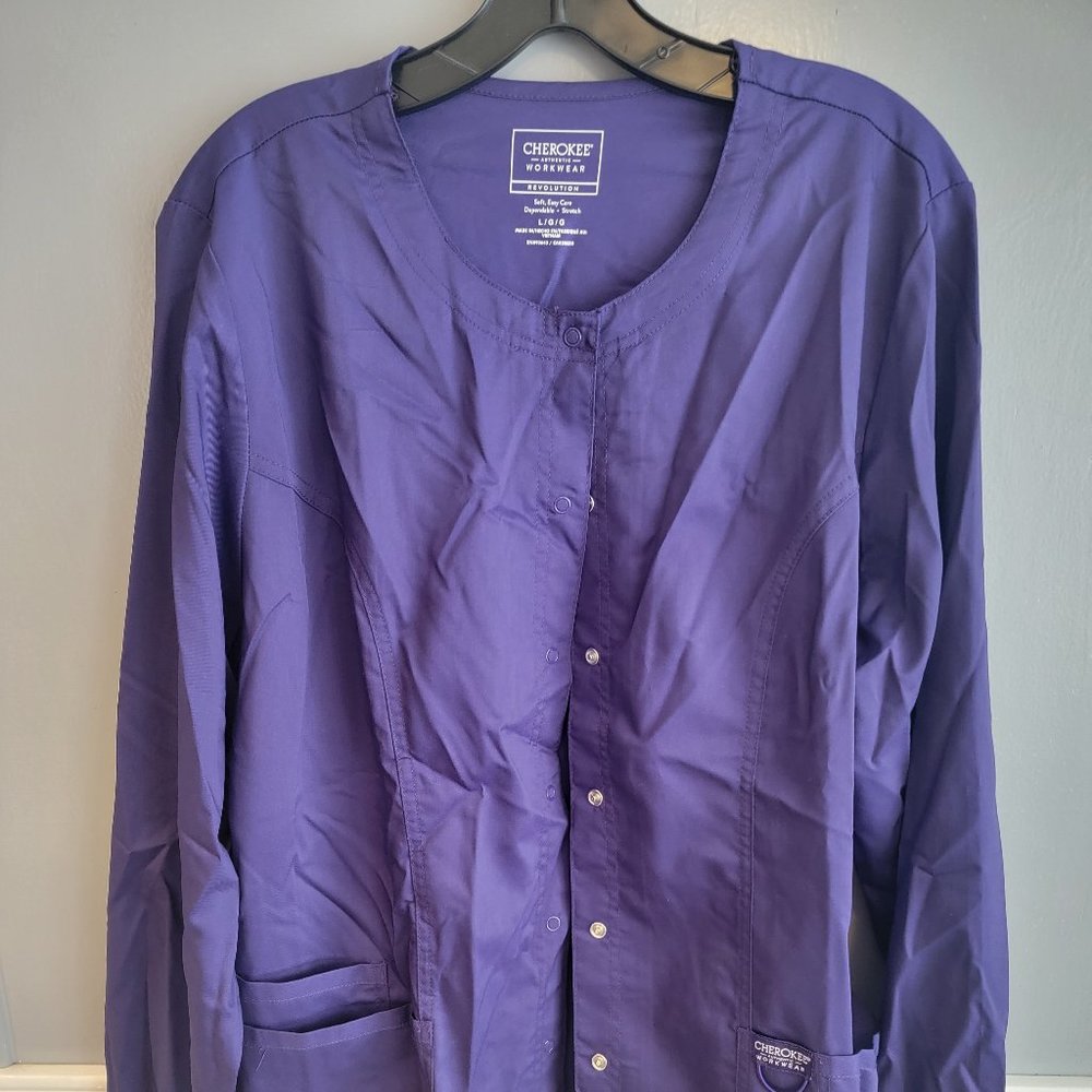 Medical Jacket snap front